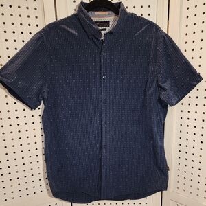 Ricky Singh Denim & Flower Cactus Man Blue Print Large Slim Fit